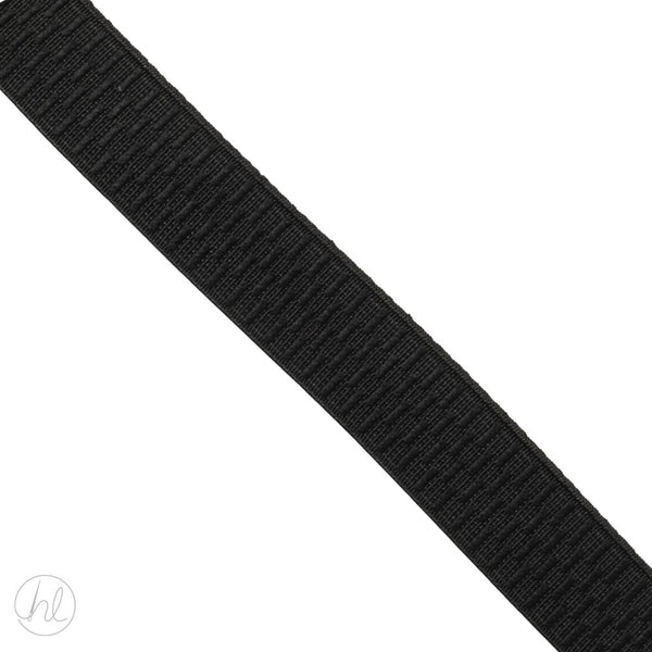 ELASTIC PETER SHAM 25MM  BLACK FREE