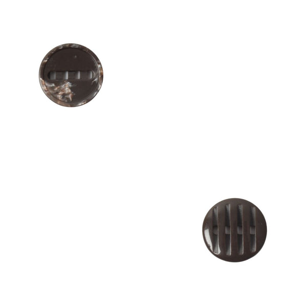 BUTTONS PLAIN 28INCH BROWN FREE