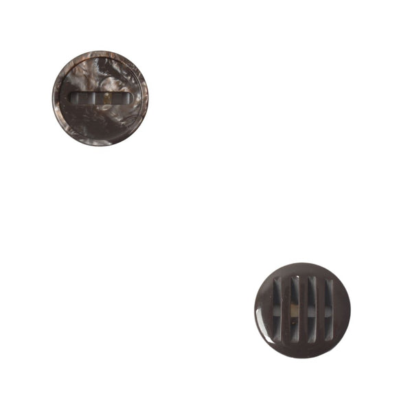 BUTTONS PLAIN 34INCH BROWN FREE