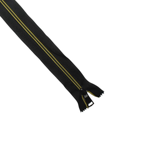 ZIPS FANCY E OPEN END YELLOW 80CM