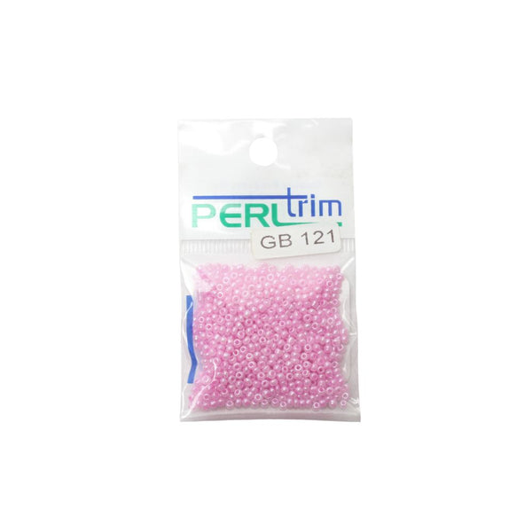 BEADS GLASS  ROSE PINK FREE