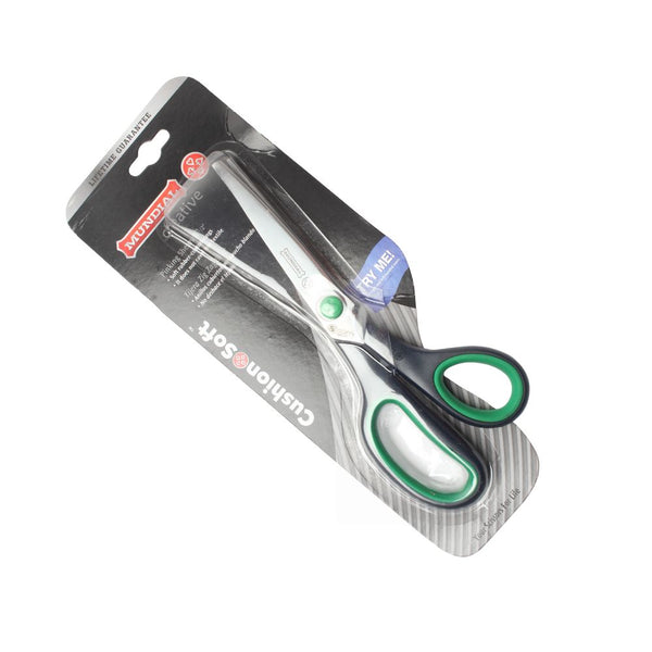 SCISSOR MUND PINKING SHEAR 8"  GREEN FREE