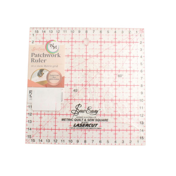 RULER SQUARE PATCHWORK 16X16 CLEAR FREE
