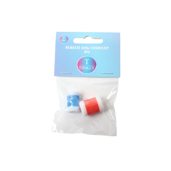 ROW COUNTER SET PLASTIC  RED BLUE