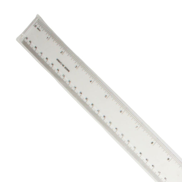 RULER PLASTIC 50CM CLEAR FREE