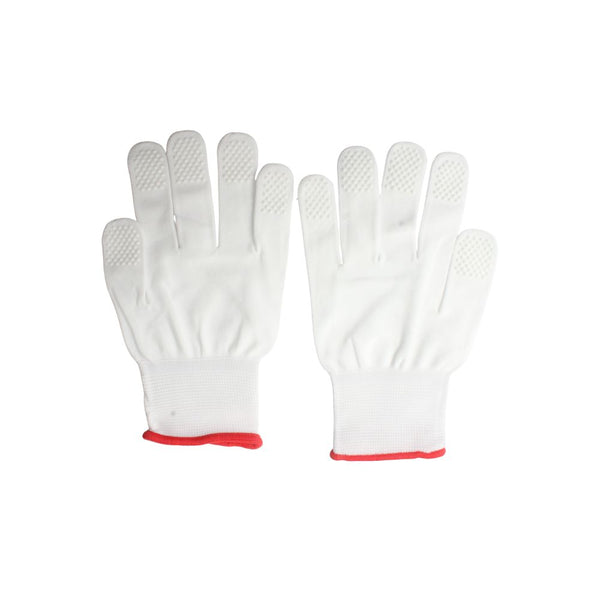 QUILTING GLOVES WHITE