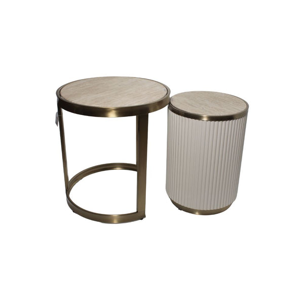 COFFEE TABLE 2PCE CREAM FREE