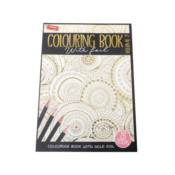 COLOURING BOOK FOIL - CBA4GF2 - GOLD