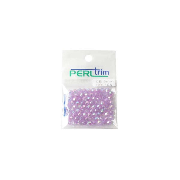 BEADS CUT 5MM PURPLE FREE  CB