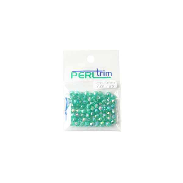 BEADS CUT 5MM GREEN FREE  CB