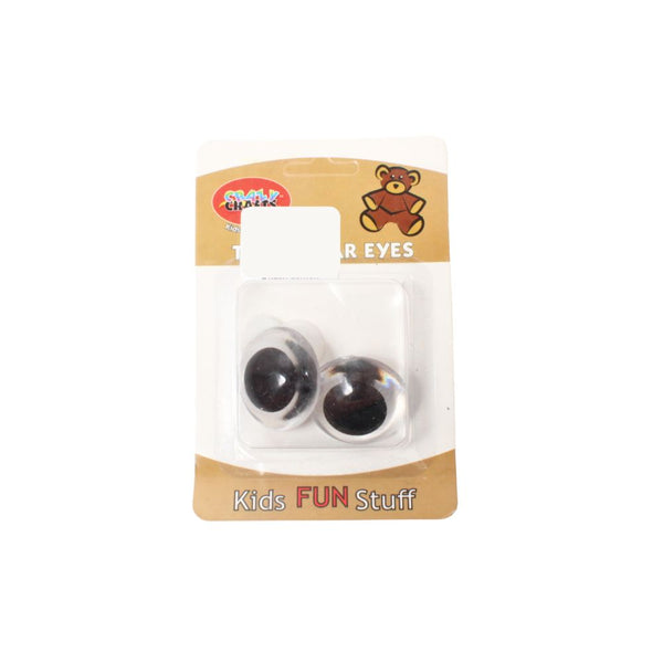 TEDDY BEAR EYES 40MM BLACK TBE-40