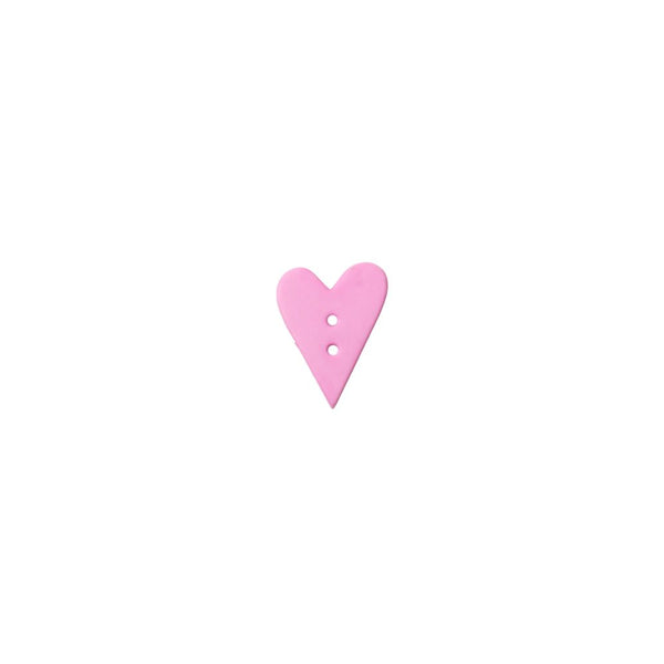 BUTTONS SHARP HEART M PINK FREE