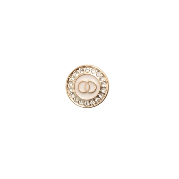 BUTTONS DIAMANTE 16MM  GOLD 045-3037