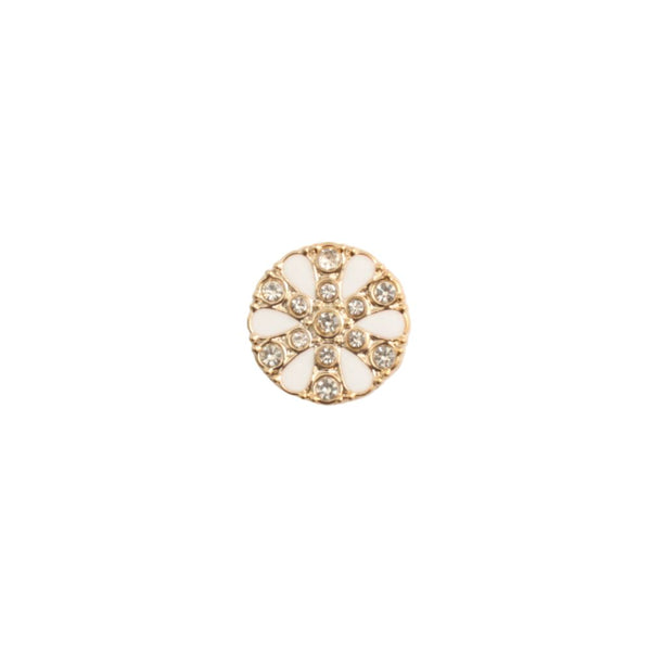 BUTTONS DIAMANTE 20MM GOLD 045-4018