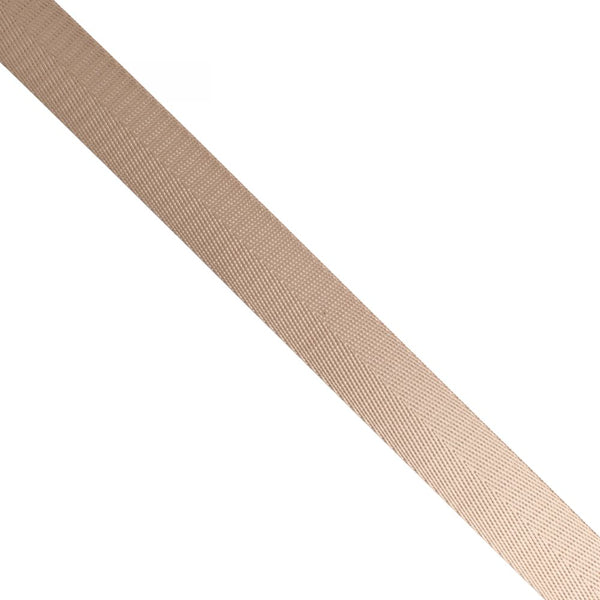WEBBING NYLON  25MM 011-666 BEIGE COL 20