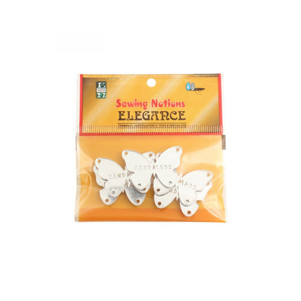 LABELS HAND MADE ACRYLIC SILVER 047-1085