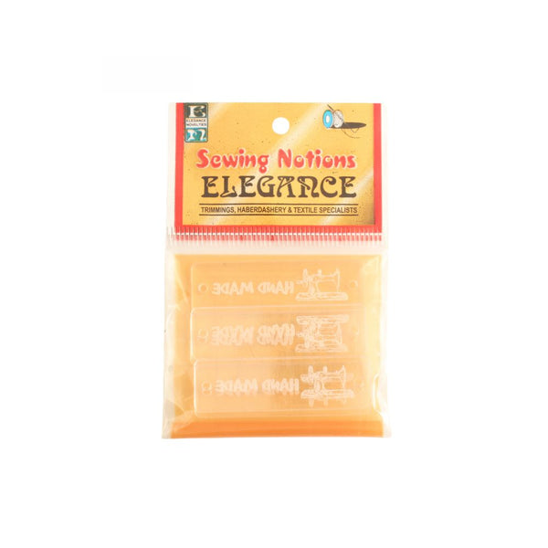 LABELS HAND MADE ACRYLIC CLEAR 047-1087