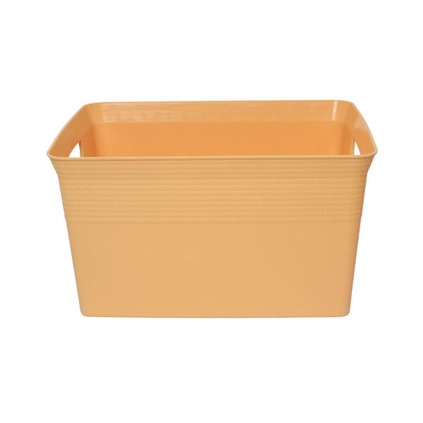 BASKET STORAGE  YELLOW LARGE ABY-4020