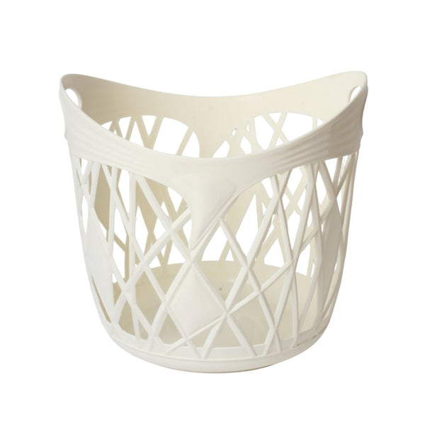 BASKET STORAGE ROUND  ABY-3625 CREAM LARGE