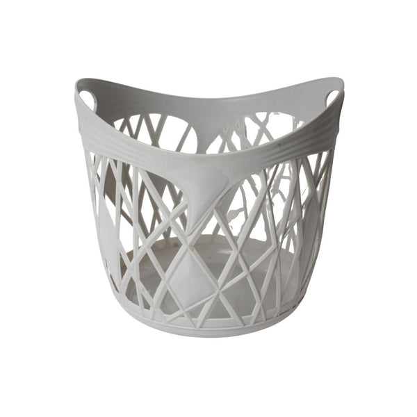 BASKET STORAGE ROUND  ABY-3625 GREY LARGE