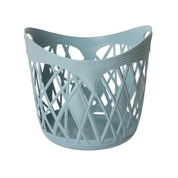 BASKET STORAGE ROUND  ABY-3625 BLUE LARGE