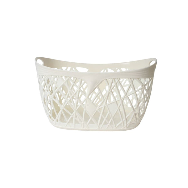 BASKET STORAGE OVAL ABY-3628 CREAM SMALL