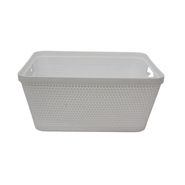 BASKET KNIT MEDIUM WHITE FREE