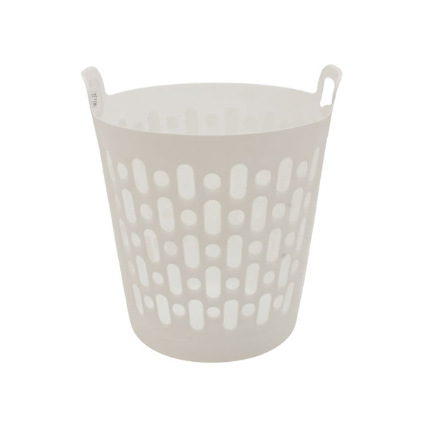 LAUNDRY BASKET FLEX 45L WHITE FREE