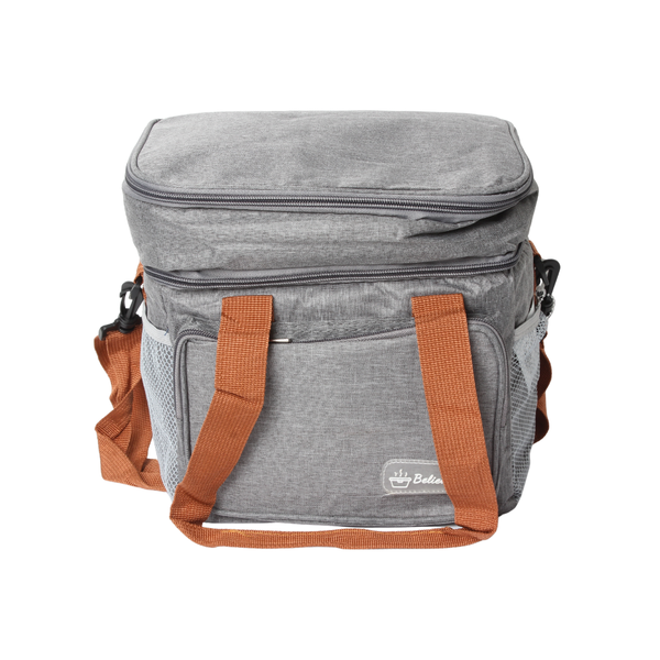 LUNCH BAG DOUBLE LAYER GREY FREE