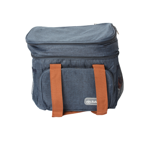 LUNCH BAG DOUBLE LAYER NAVY FREE