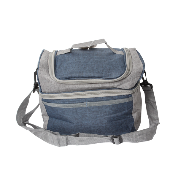 LUNCH BAG DBL LAYER NAVY FREE