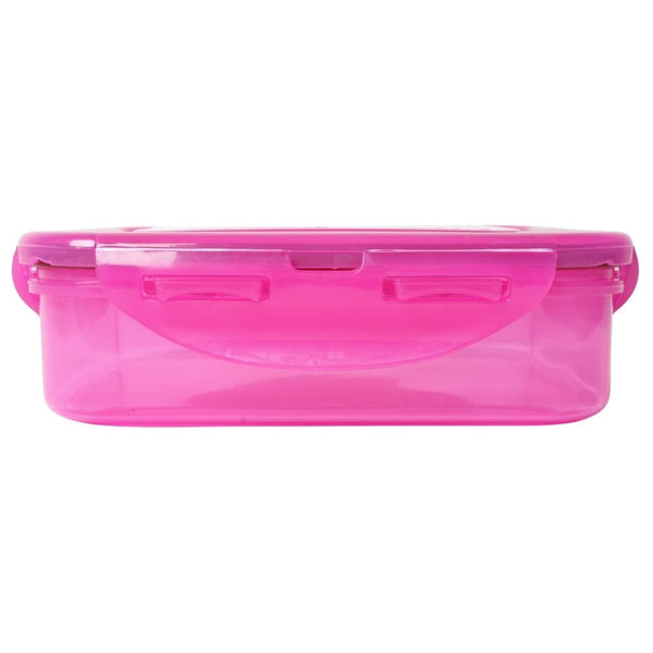 CONTAINER SQUARE CLIP LOCK PINK FREE