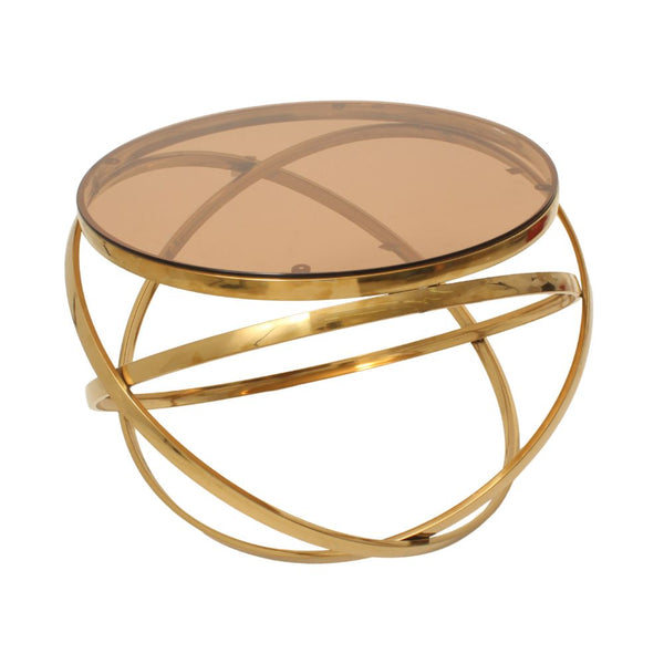 COFFEE TABLE GOLD SML