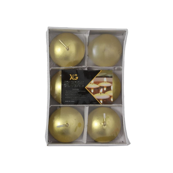 CANDLE FLOATING GOLD