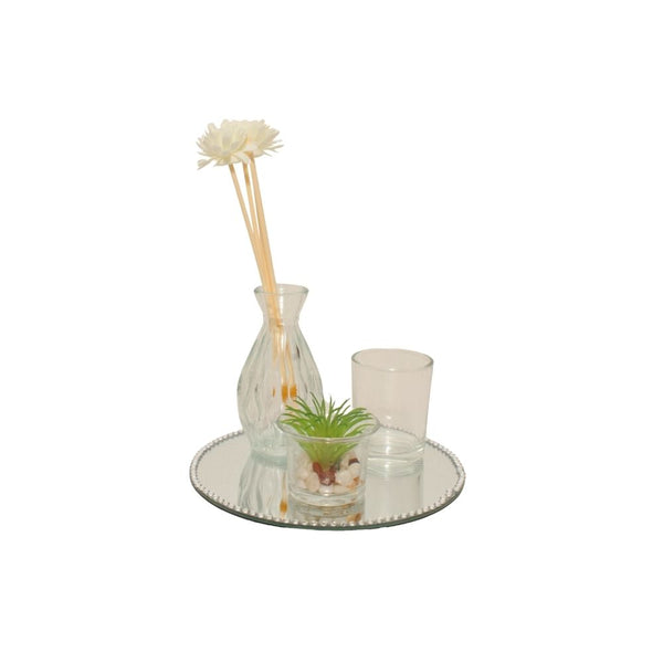 CANDLE GARDEN SET GLASS DD1100010