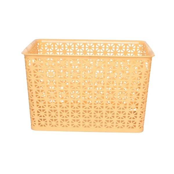 BASKET CUT OUT  YELLOW LARGE