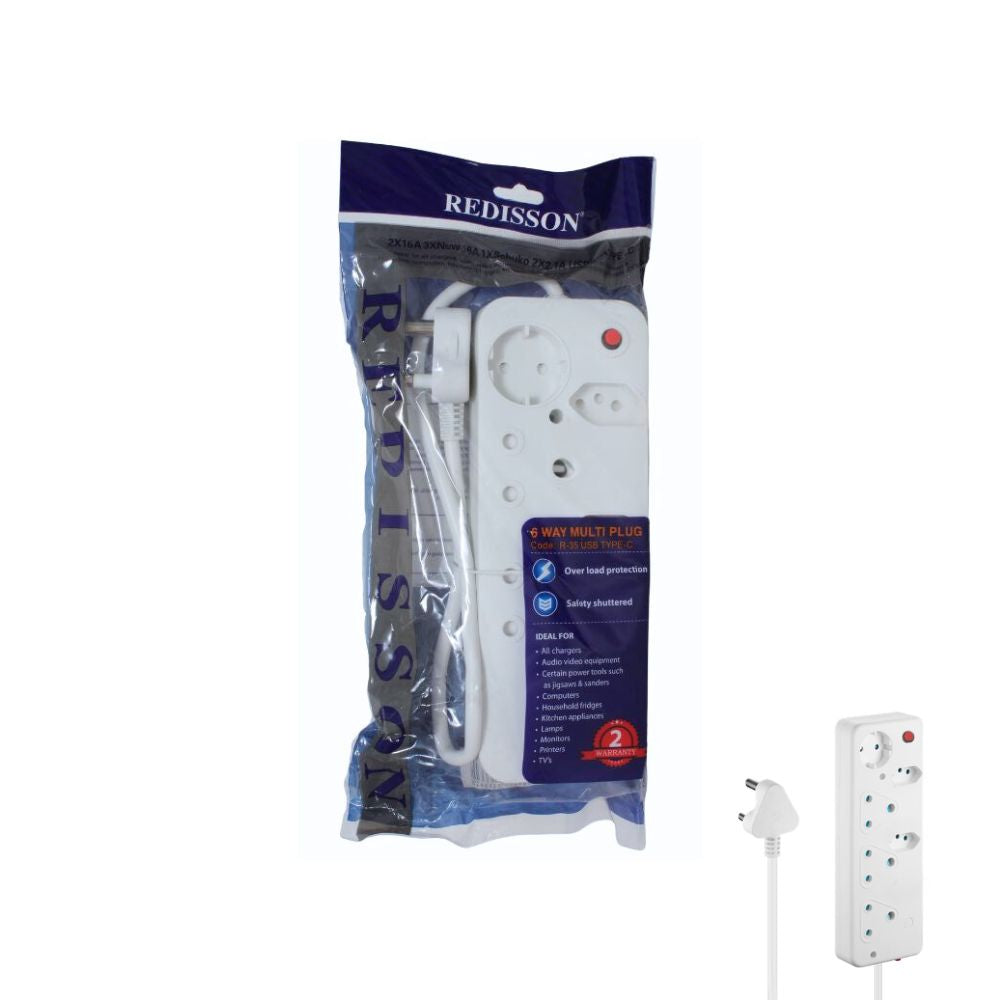 MULTI PLUG 6 WAY USB TYPE C – Habby And Lace