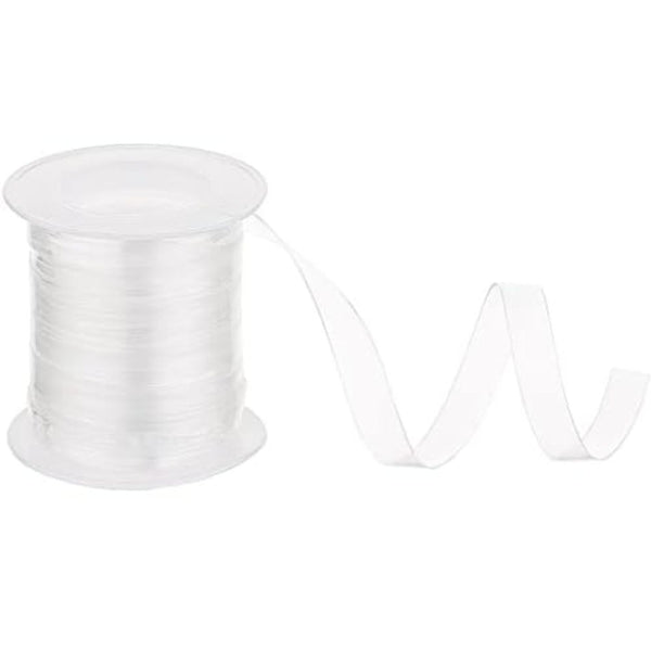 BRA STRAP ELASTIC 16MM  CLEAR 034-255