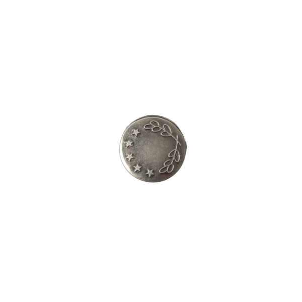 BUTTONS DENIM 16MM  GUN/METAL 045-1735
