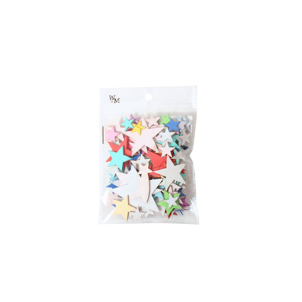 FOAM STICKERS STARS MULTI FREE