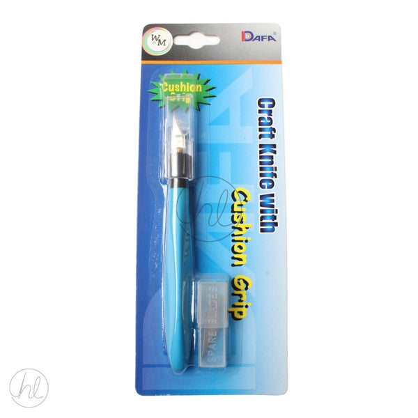 DAFA CRAFT KNIFE WITH SOFT GRIP BLUE FREE