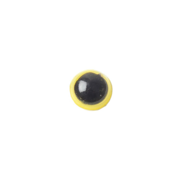 TEDDY BEAR EYES 8MM 1 YELLOW FREE