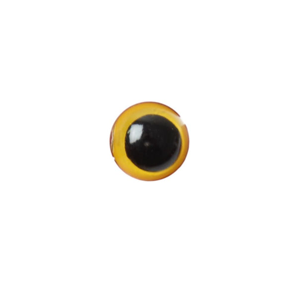 TEDDY BEAR EYES 10MM  YELLOW FREE