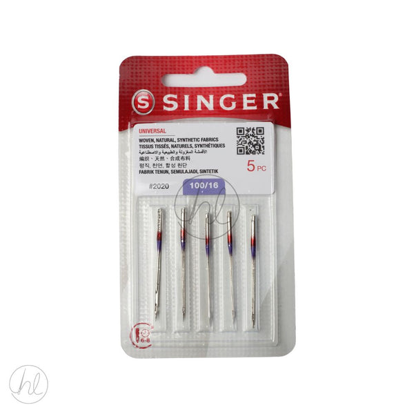 SINGER NDLS 2020 100/16 ASSORTED FREE 1