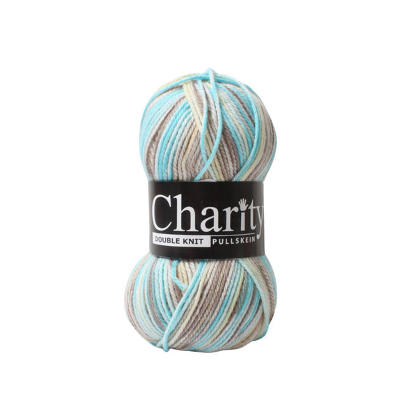 CHARITY P/SKEIN PRINT D.K 100G AQUA 232