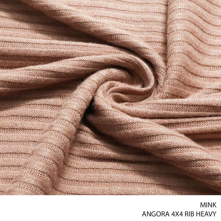 Angora 4x4 Rib Heavy Mink Roll 001 – Habby And Lace