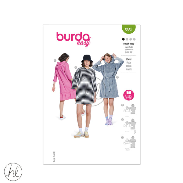 BURDA PATTERN (B5851) (GREEN)