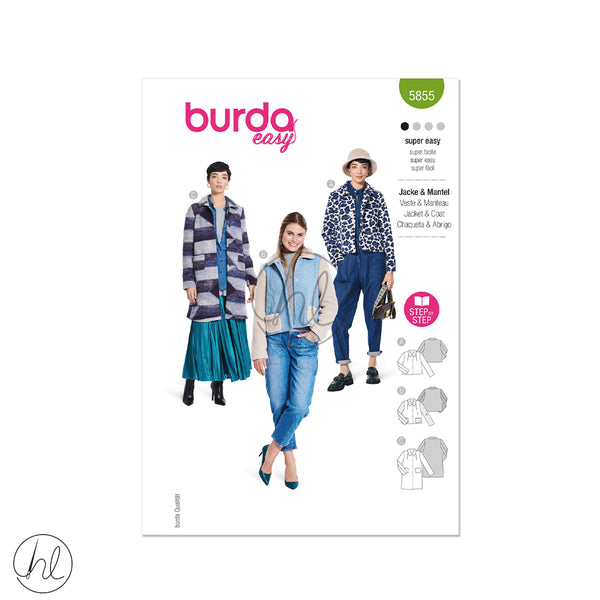 BURDA PATTERN (B5855) (GREEN)