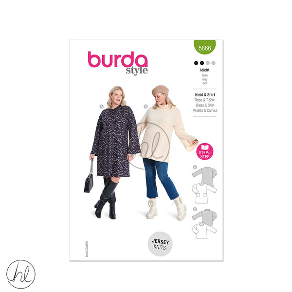 BURDA PATTERN (B5866) (GREEN)