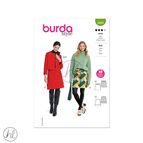 BURDA PATTERN (B5868) (GREEN)